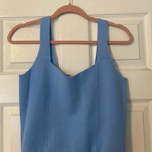 NEW WITH TAGS MEVER WORN- Abercrombie Elevated Tank (blue) Sz L